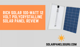 RICH SOLAR 100-Watt 12 Volt Polycrystalline Solar Panel