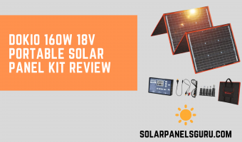 DOKIO 160W 18V Portable Solar Panel Kit